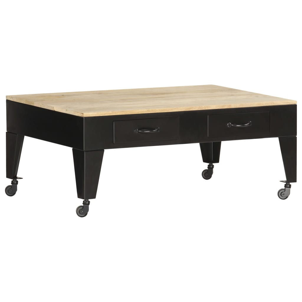 Couchtisch 100×60×40 cm Mango Massivholz