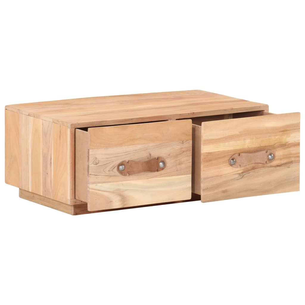 Table basse 90 x 50 x 35 cm Bois massif recyclé