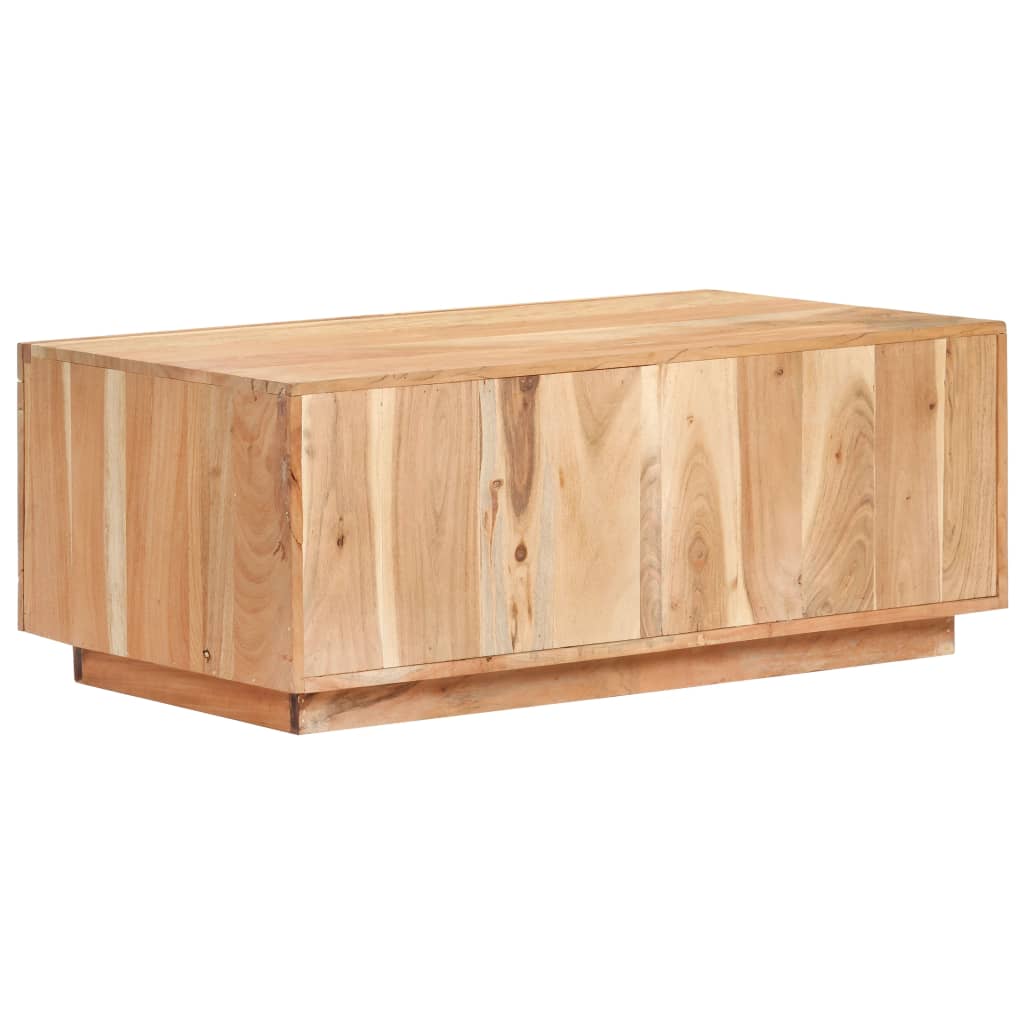 Table basse 90 x 50 x 35 cm Bois massif recyclé