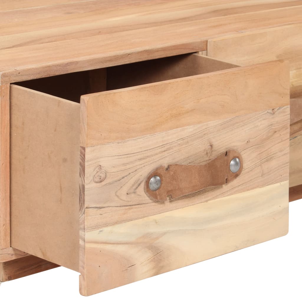 Table basse 90 x 50 x 35 cm Bois massif recyclé