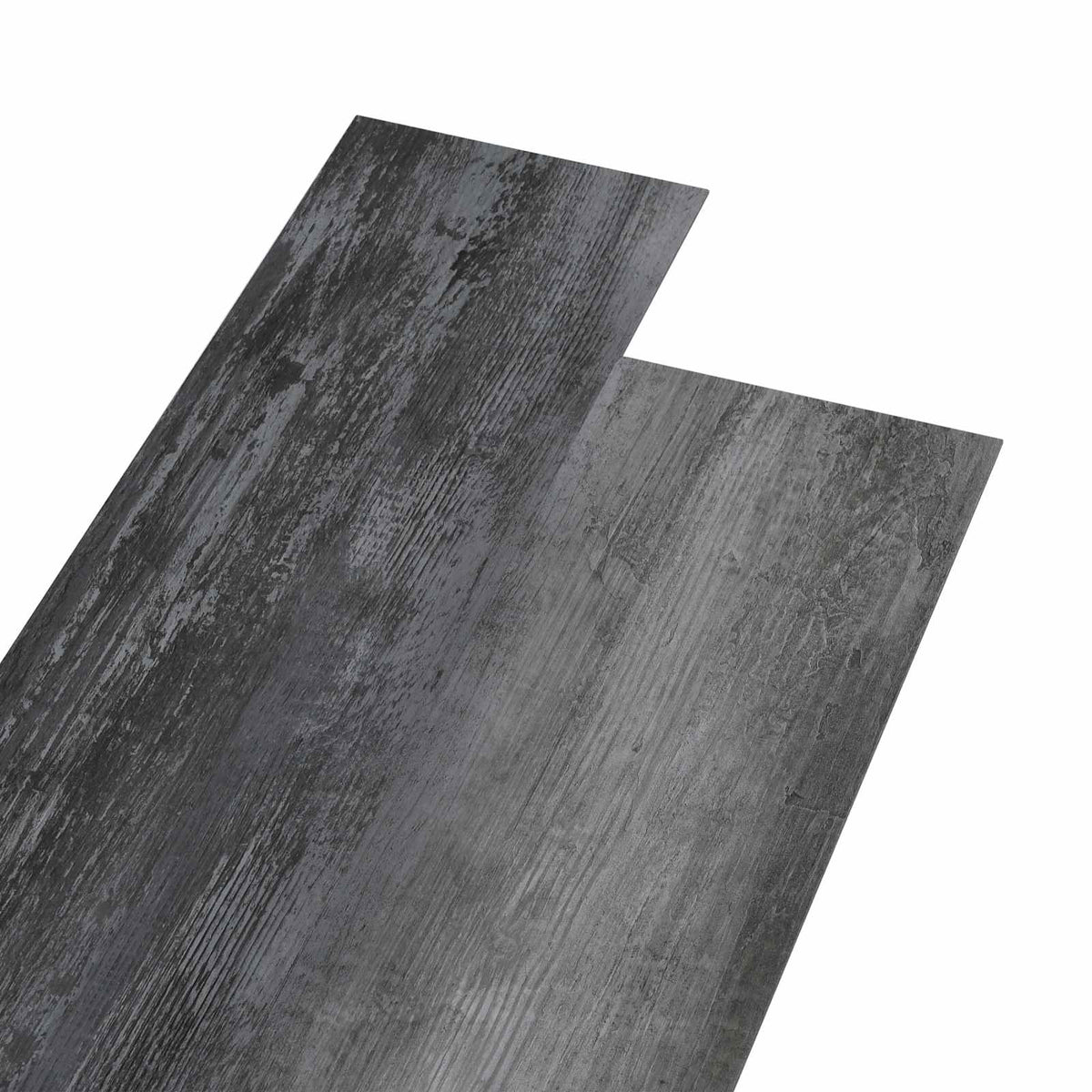 Bodenplanken Glänzendes Grau 5,02 m² 36 Stk. PVC