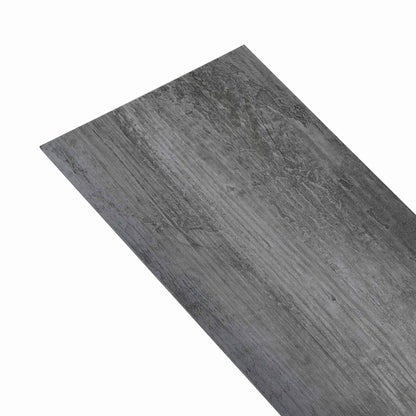 Bodenplanken Glänzendes Grau 5,02 m² 36 Stk. PVC