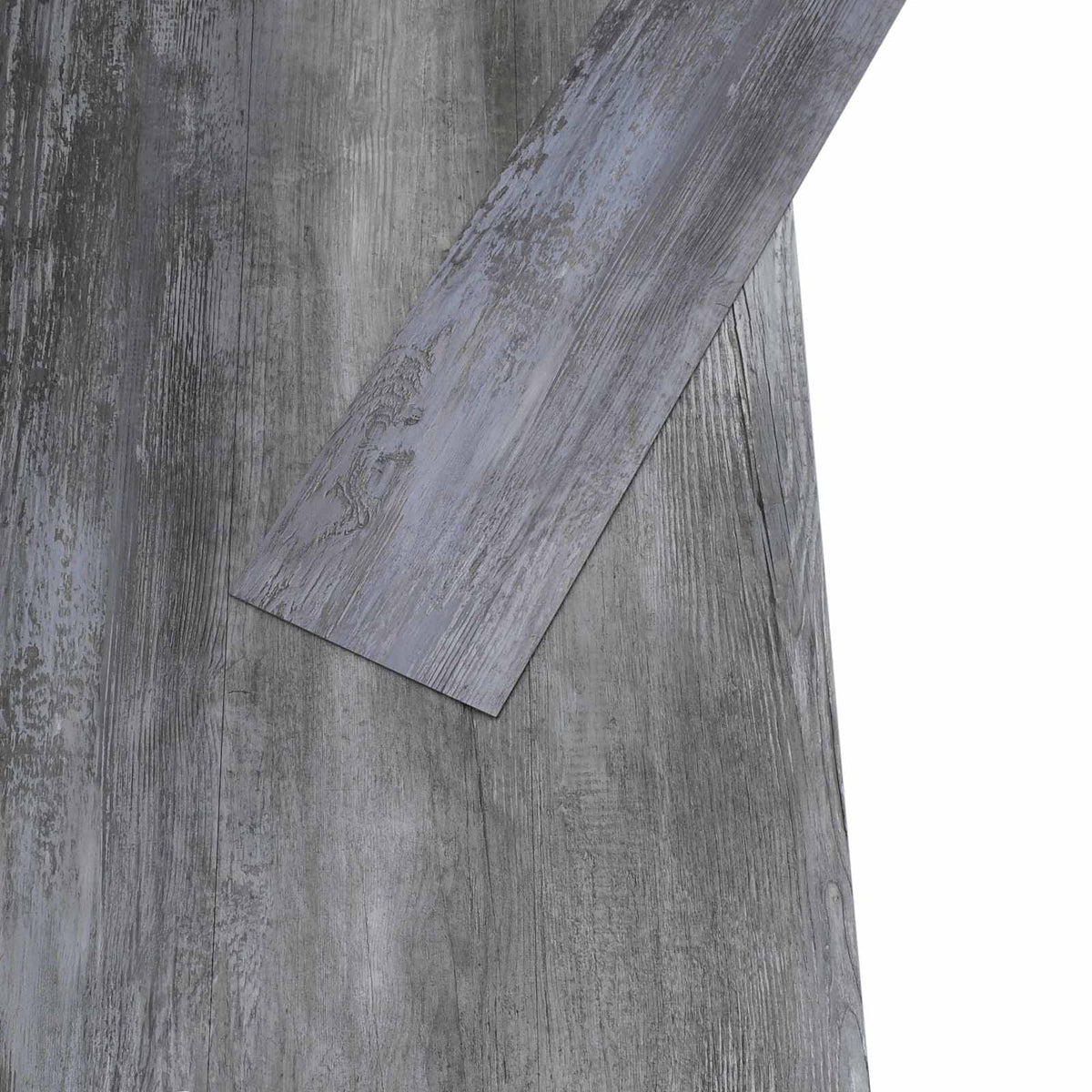 Bodenplanken Glänzendes Grau 5,02 m² 36 Stk. PVC