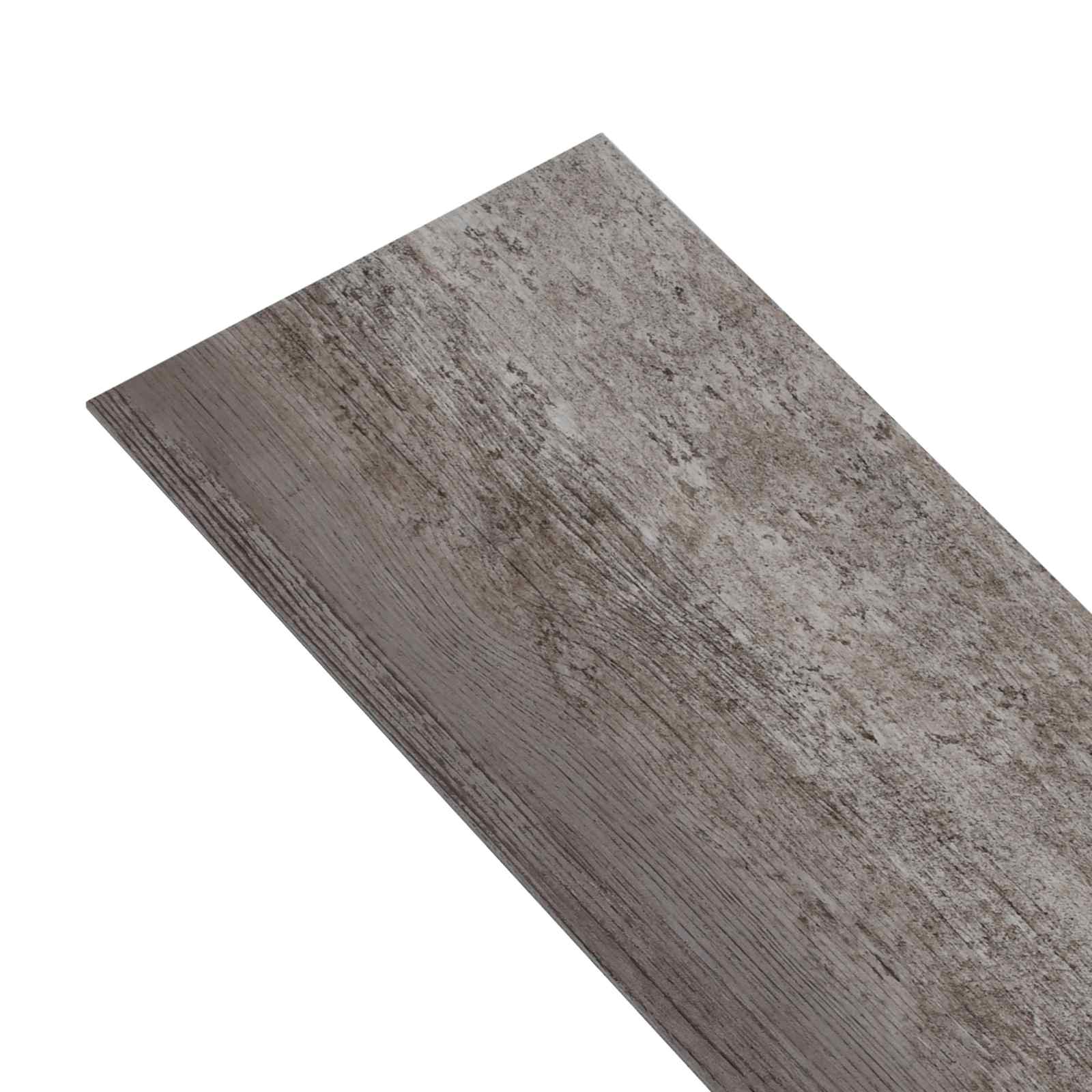 Bodenplanken Gestreiftes Holzlook 5,02 m² 36 Stk. PVC