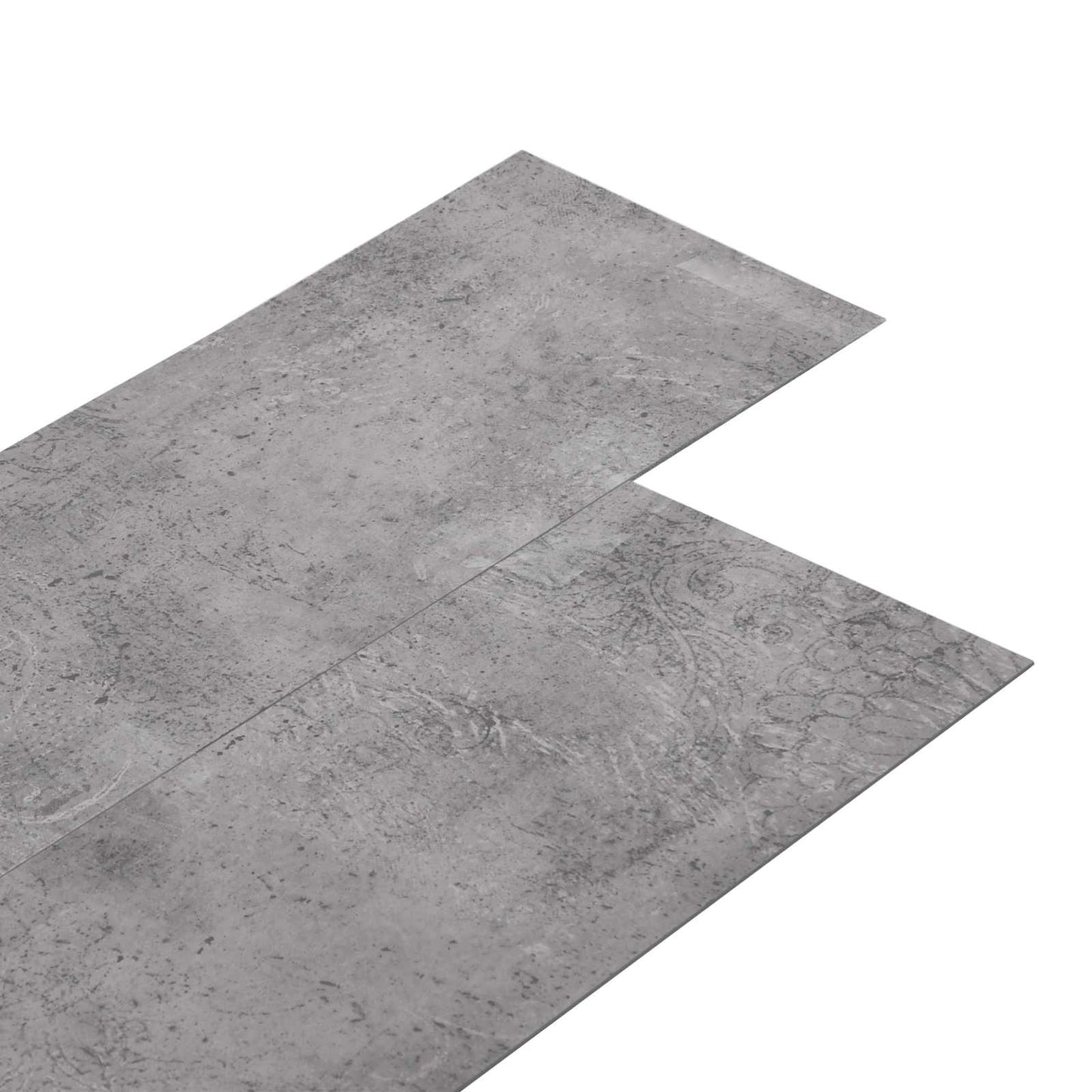 Bodenplanken Zementbraun 5,26 m² 18 Stk. PVC