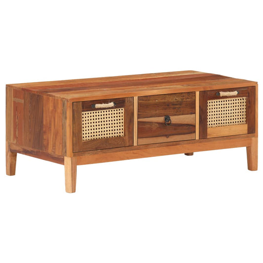 Couchtisch 100x50x40 cm Altholz Massiv