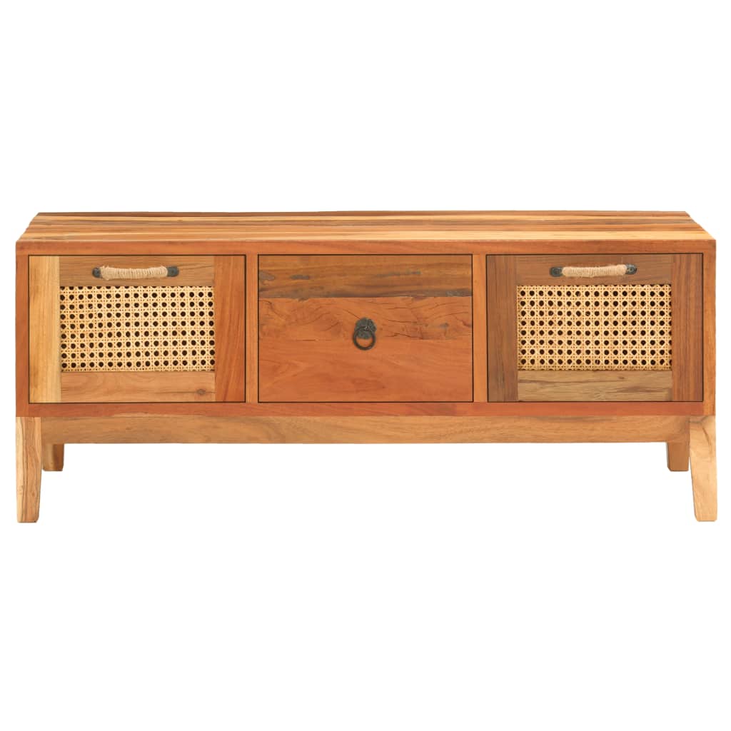 Couchtisch 100x50x40 cm Altholz Massiv