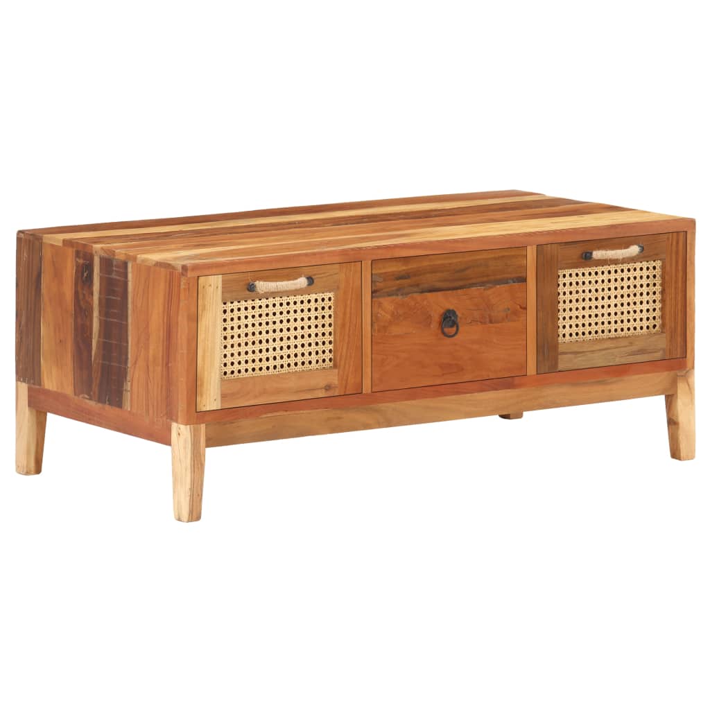 Couchtisch 100x50x40 cm Altholz Massiv