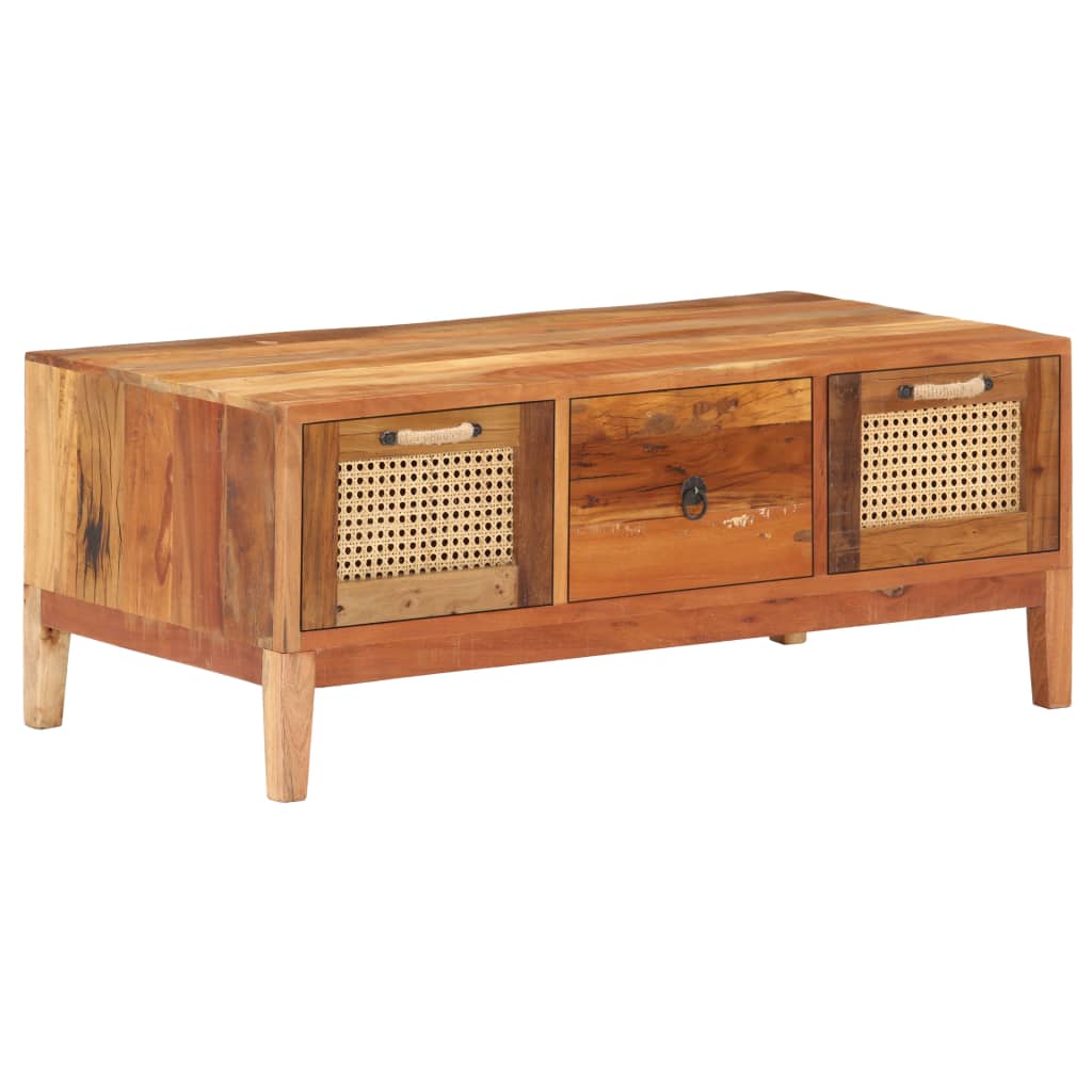Couchtisch 100x50x40 cm Altholz Massiv