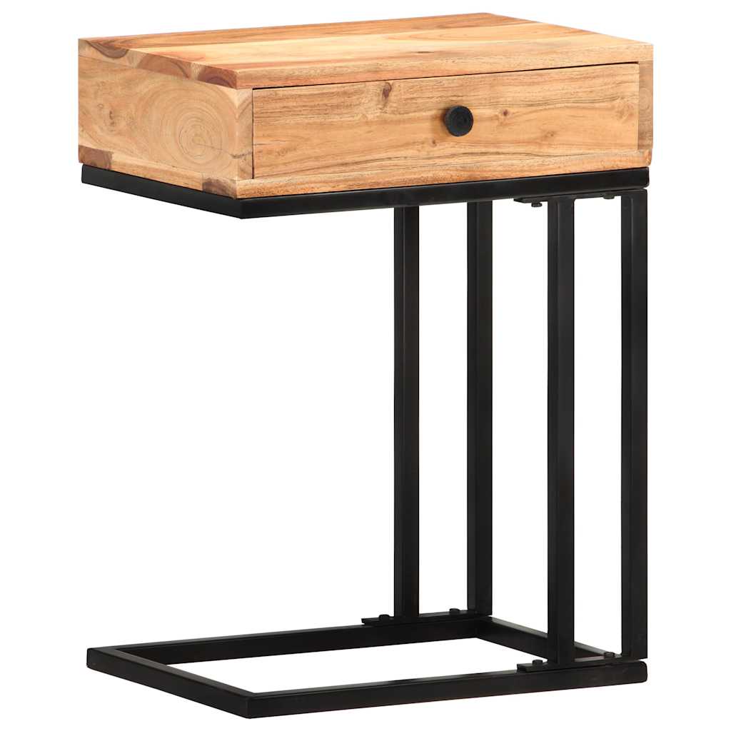 Beistelltisch U-Form 45x30x61 cm Akazie Massivholz