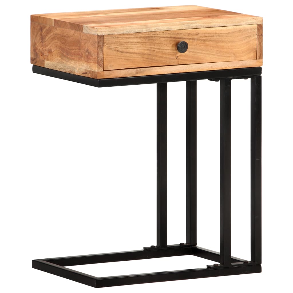 Beistelltisch U-Form 45x30x61 cm Akazie Massivholz