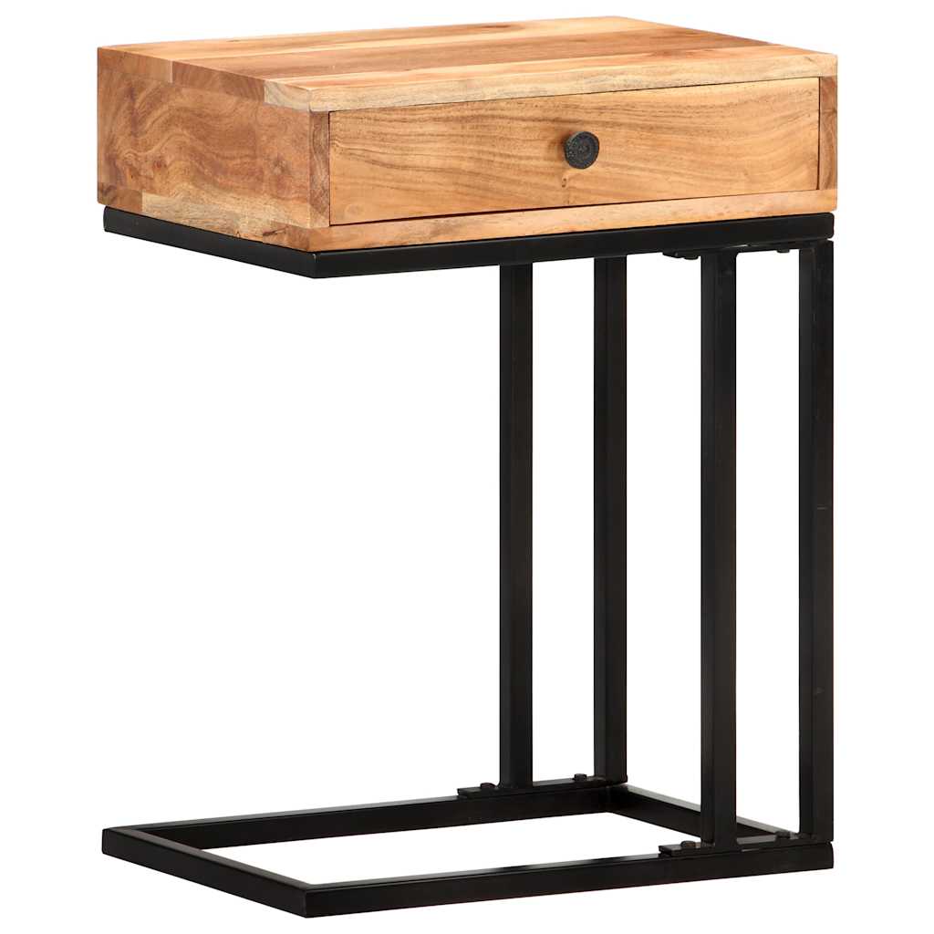 Beistelltisch U-Form 45x30x61 cm Akazie Massivholz