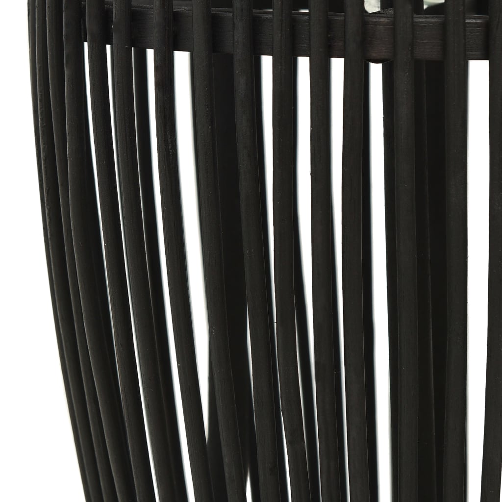 Pendelleuchte Schwarz Weide 40W 25x62 cm Oval E27