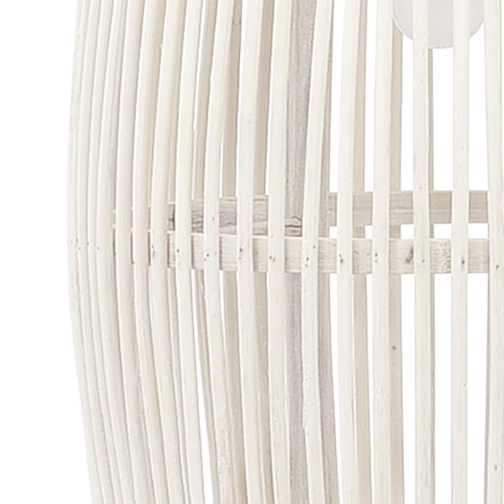 Pendelleuchte Weiß Weide 40W 27x68 cm Oval E27