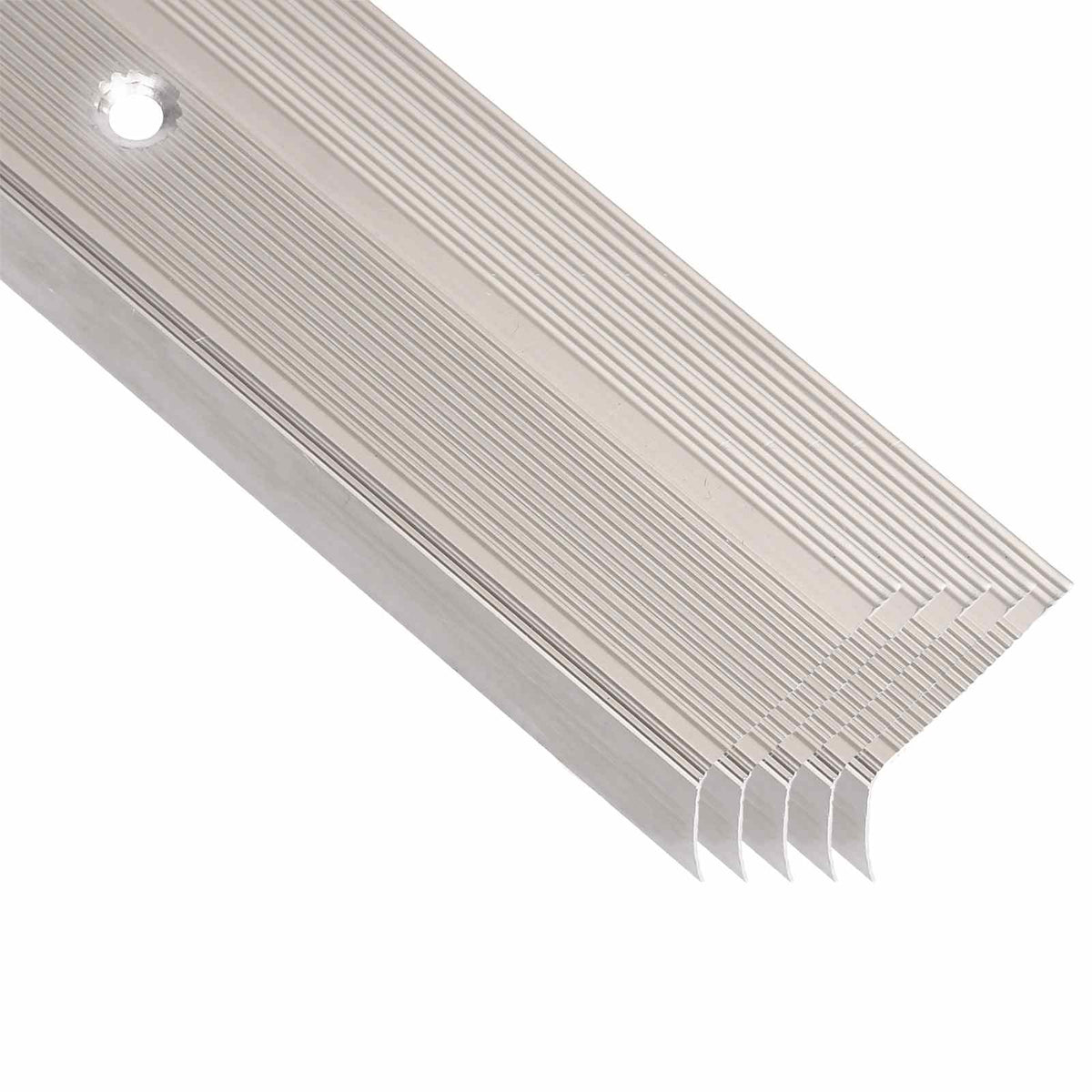 Treppenkantenprofile in L-Form 5Stk. Aluminium 100cm Champagner
