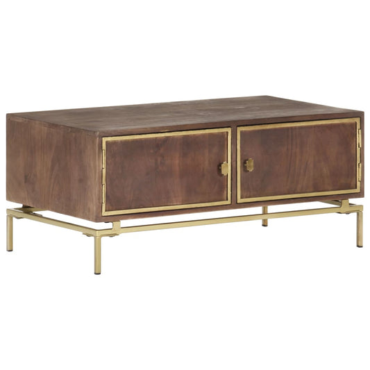 Couchtisch 90×50×40 cm Massivholz Mango