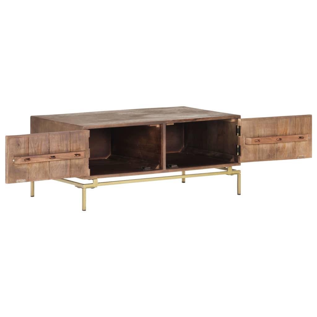 Couchtisch 90×50×40 cm Massivholz Mango