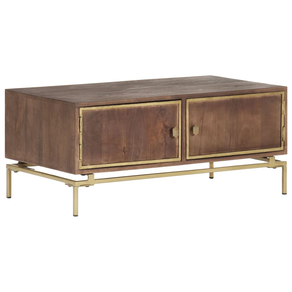 Couchtisch 90×50×40 cm Massivholz Mango