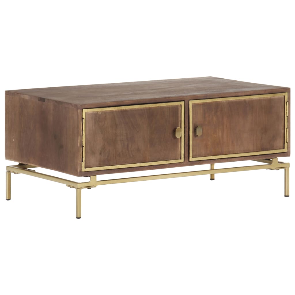 Couchtisch 90×50×40 cm Massivholz Mango