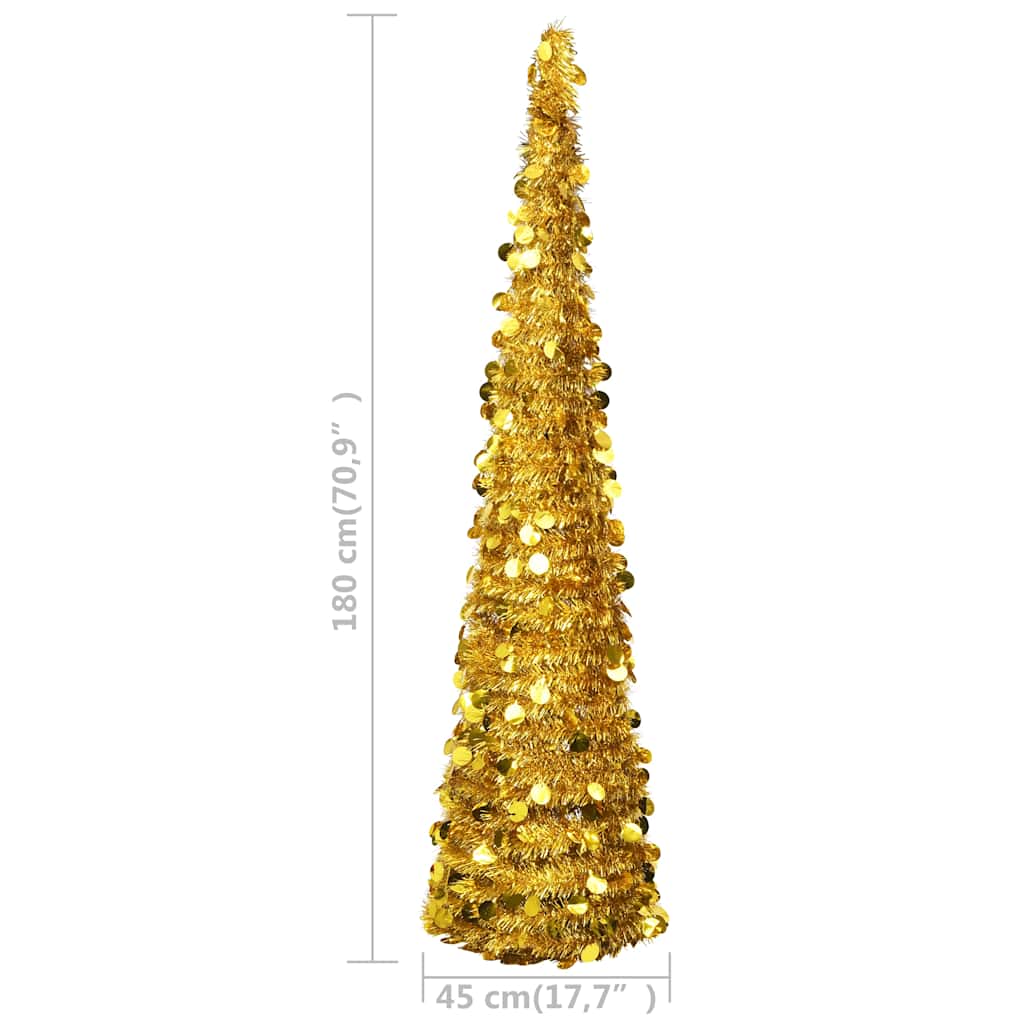Künstliche Weihnachtsbäume PET Gold