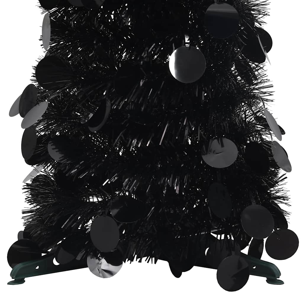 Künstliche Weihnachtsbäume PET Black