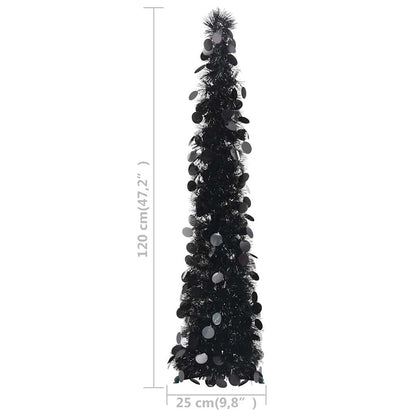 Künstliche Weihnachtsbäume PET Black