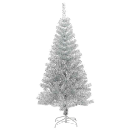 Künstlicher Weihnachtsbaum mit Ständer Silber 150 cm PET