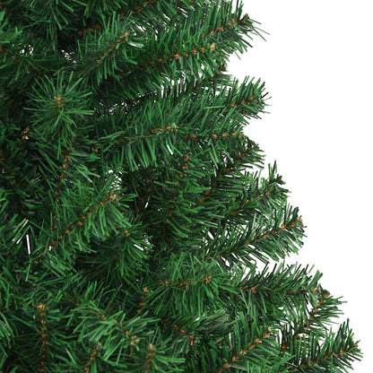 Künstlicher Weihnachtsbaum mit Dicken Zweigen Grün 210 cm PVC