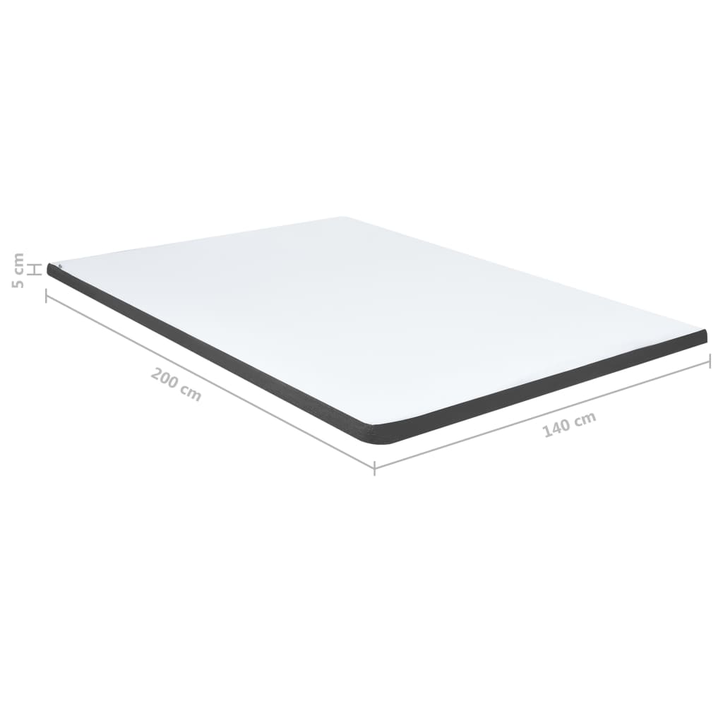 Boxspringbett Dunkelgrau Stoff 140x200 cm