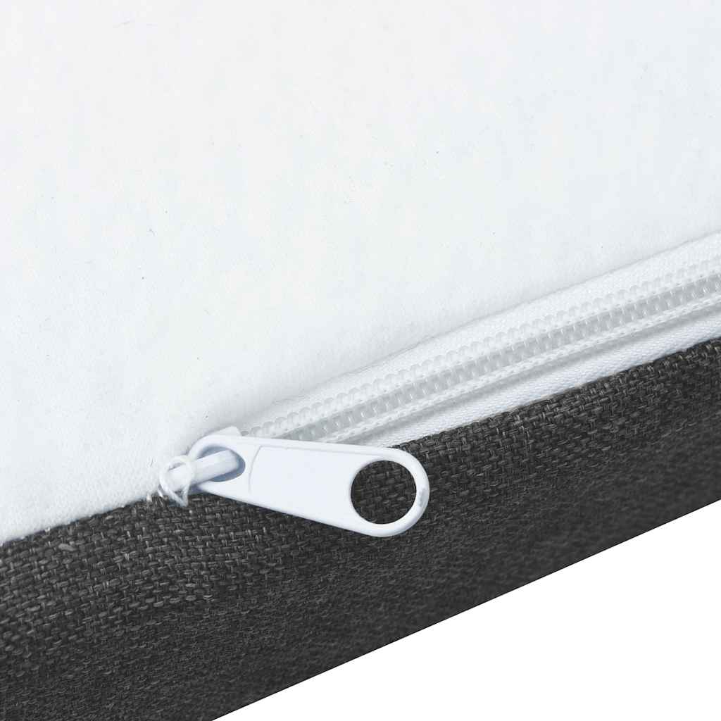 Boxspringbett Dunkelgrau Stoff 160x200 cm