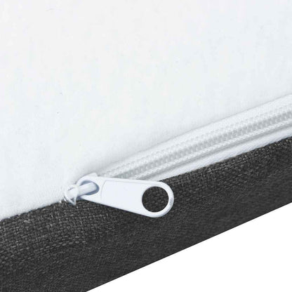 Boxspringbett Dunkelgrau Stoff 160x200 cm