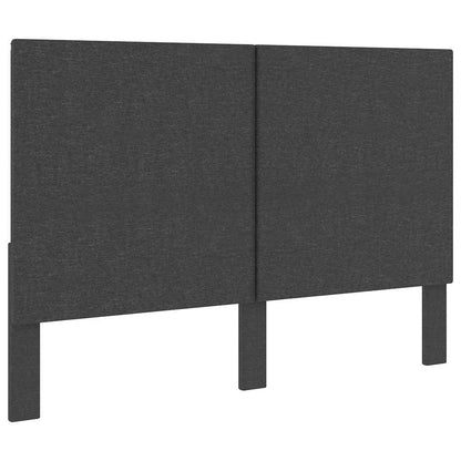 Boxspringbett Dunkelgrau Stoff 160x200 cm