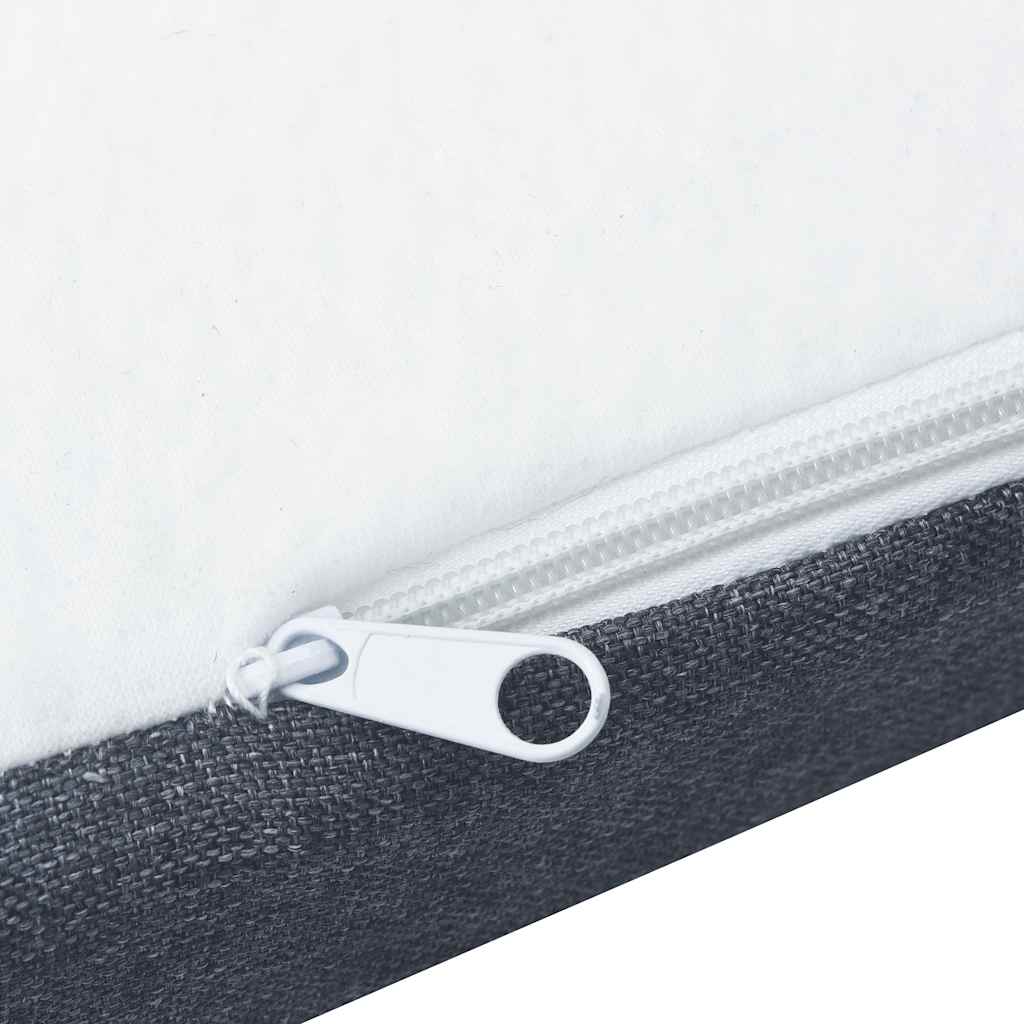 Boxspringbett Dunkelgrau Stoff 180x200 cm