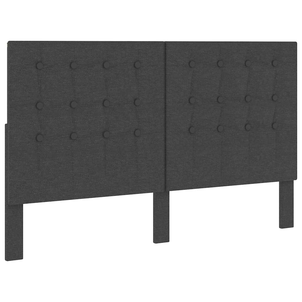 Boxspringbett Dunkelgrau Stoff 180x200 cm