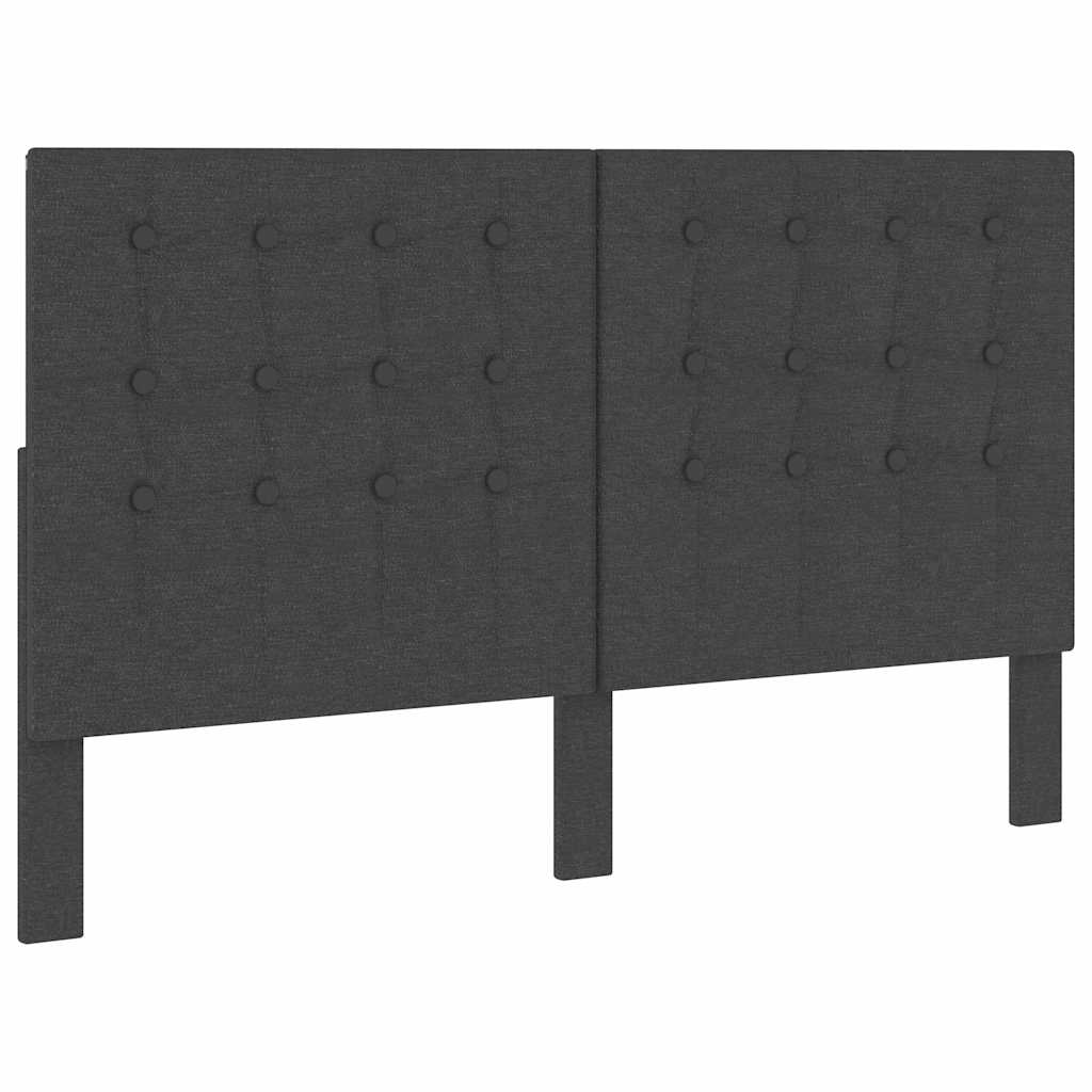 Boxspringbett Dunkelgrau Stoff 180x200 cm
