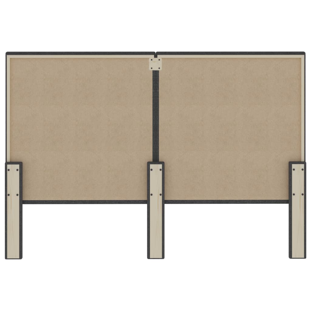 Boxspringbett Dunkelgrau Stoff 160x200 cm