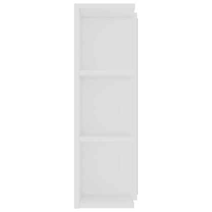 Bad-Spiegelschrank Weiß 80x20,5x64 cm Holzwerkstoff