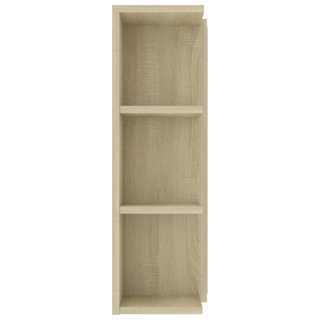 Bad-Spiegelschrank Sonoma-Eiche 80x20,5x64 cm Holzwerkstoff