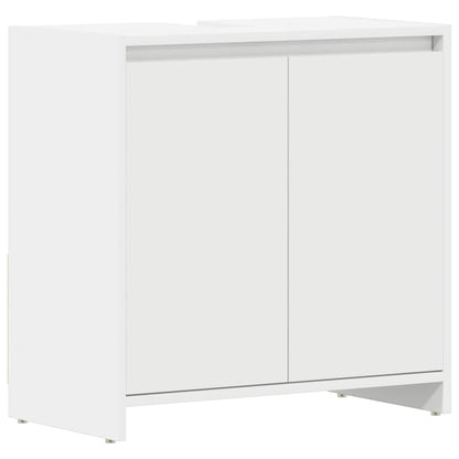 Badezimmerschrank Weiß 60x33x60 cm Holzwerkstoff