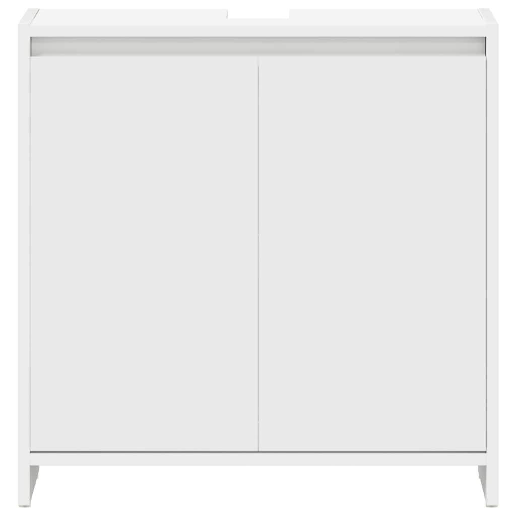 Badezimmerschrank Weiß 60x33x60 cm Holzwerkstoff