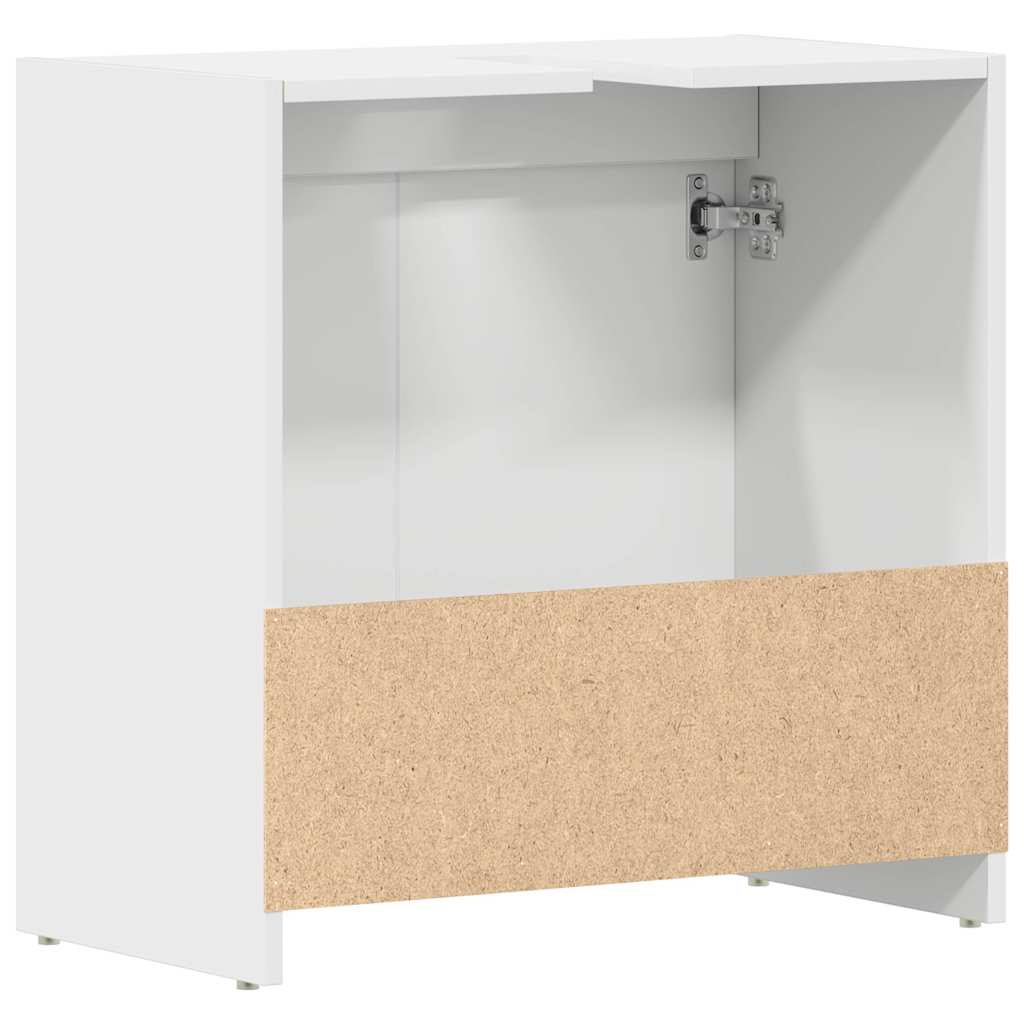 Badezimmerschrank Weiß 60x33x60 cm Holzwerkstoff