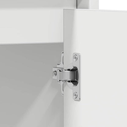 Badezimmerschrank Weiß 60x33x60 cm Holzwerkstoff