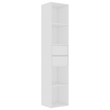 Bücherregal Weiß 36x30x171 cm Holzwerkstoff