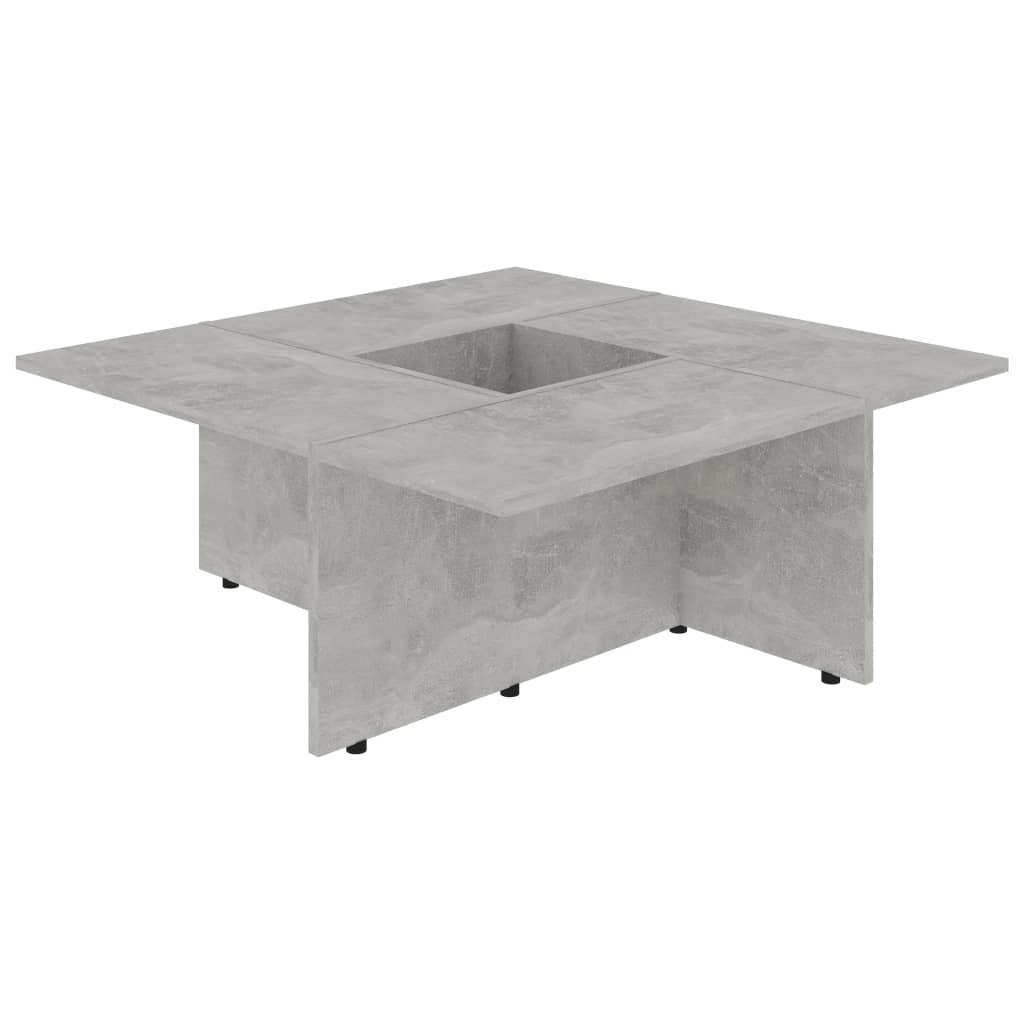 Couchtisch Betongrau 79,5x79,5x30 cm Holzwerkstoff