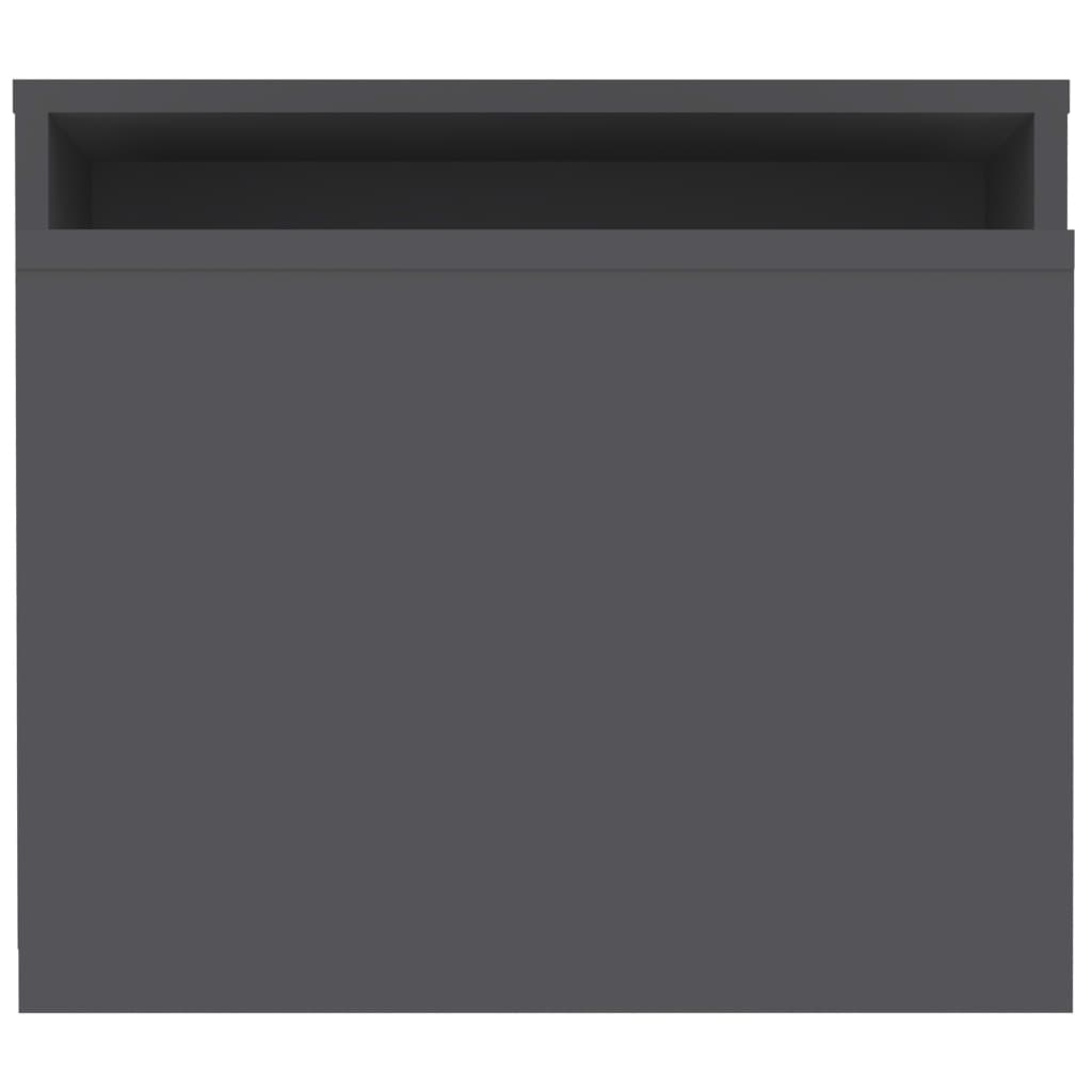 Couchtisch-Set Grau 100x48x40 cm Holzwerkstoff