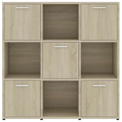 Bücherregal Sonoma-Eiche 90x30x90 cm Holzwerkstoff