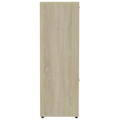 Bücherregal Sonoma-Eiche 90x30x90 cm Holzwerkstoff