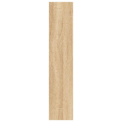 Wandregal Sonoma-Eiche 90x16x78 cm Holzwerkstoff