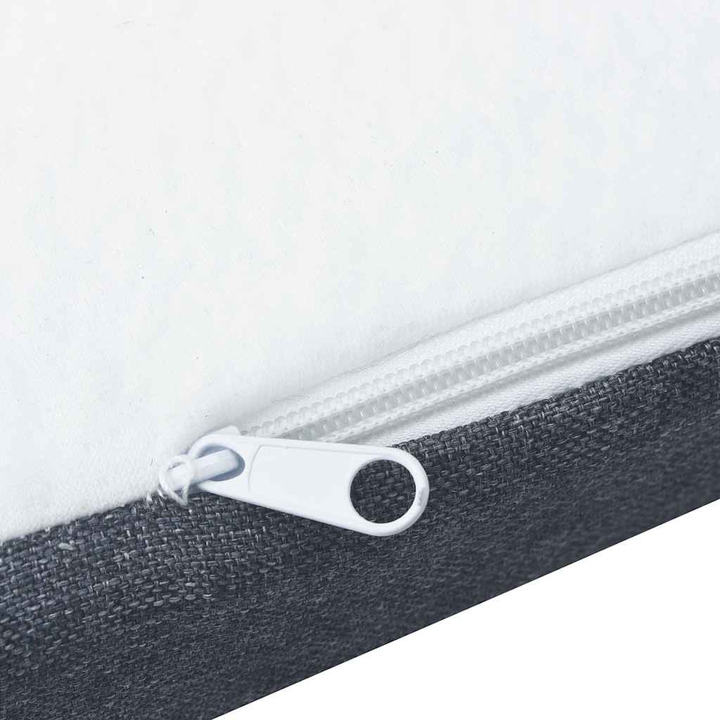 Boxspringbett Dunkelgrau Stoff 180x200 cm