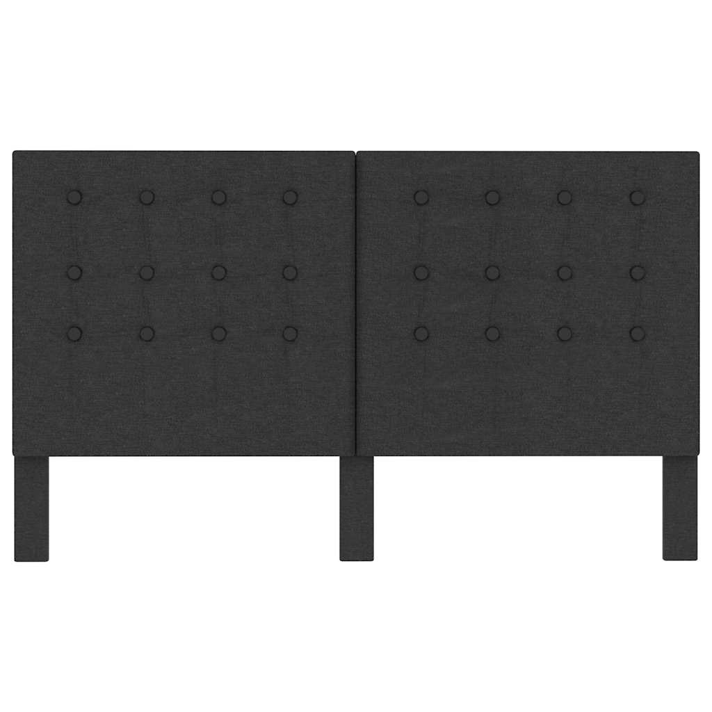 Boxspringbett Dunkelgrau Stoff 180x200 cm